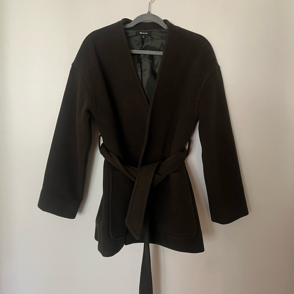 Madewell wrap coat